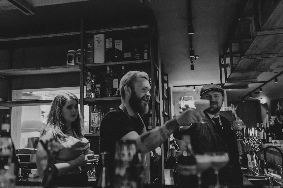 Stemning á bar Fröken Selfoss