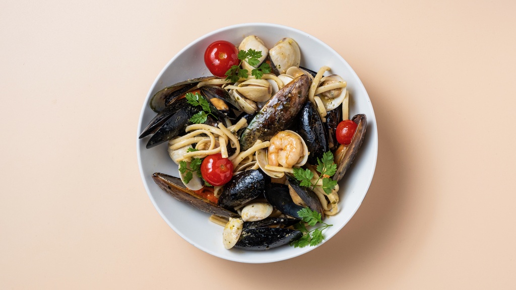 Seafood pasta