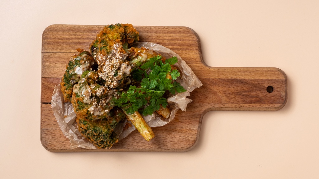 Broccoli Tempura (v)